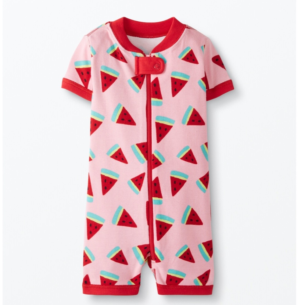 NWT Organic Cotton Watermelon Print Sleeper - Picture 1 of 2